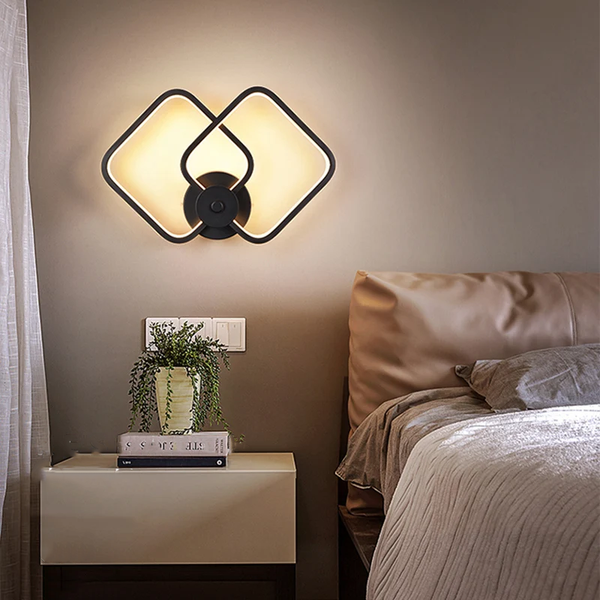 Square wall light