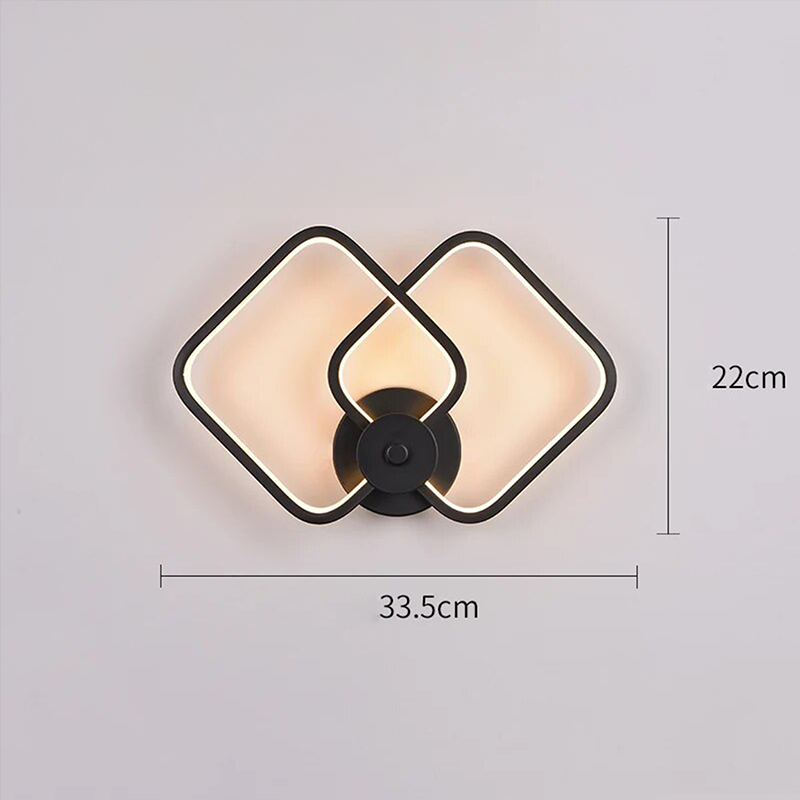 Applique Murale Carrée Puissante Design Géométrique – Square