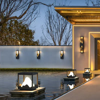 Applique murale LED solaire moderne pour jardin – Noralys