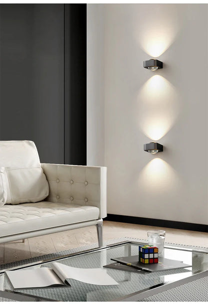 Moderne Wandlamp in Roestvrij Staal – Célestorio