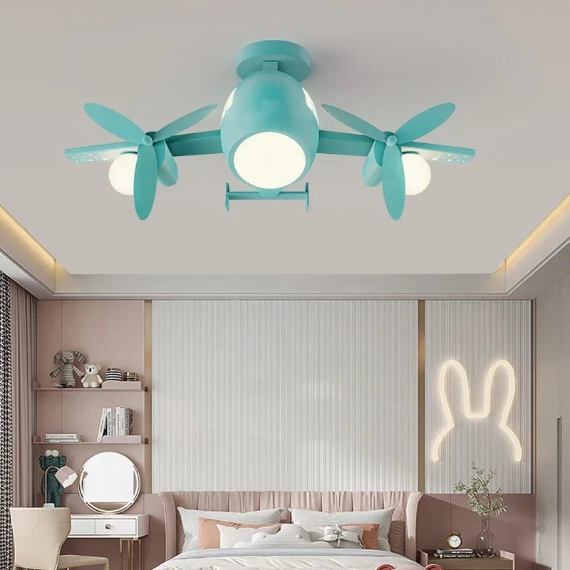 Plafonnière in Bamboe voor Kinderkamer – Aerolys