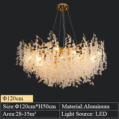 Lustre Cristal Moderne pour Salle à Manger – Crystalline
