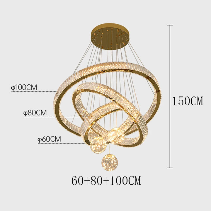 Lustre Cristal Moderne pour Salon et Salle à Manger – Cristarion