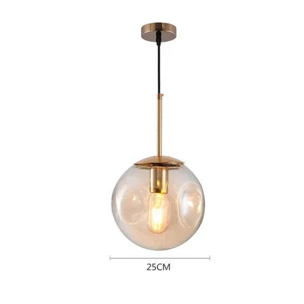 Suspension Nordique en Verre pour Salon et Chambre – Orbalya
