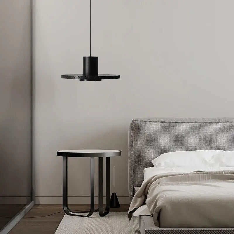 Minimalistische Zwarte Hanglamp voor Slaapkamer – Noctarion