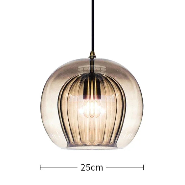 Suspension nordique en verre pour intérieurs modernes – Ombrelia