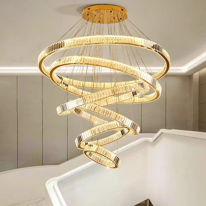 Suspension moderne en cristal pour salle à manger – Cristarion
