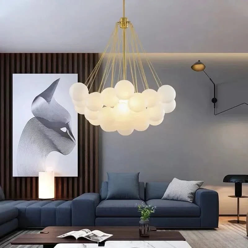 Glazen Bolhanglamp met LED – Hypnotique Orbe