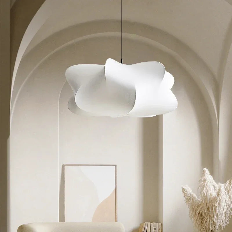 Zijden hanglamp in Japanse stijl voor woonkamer – Zénithra