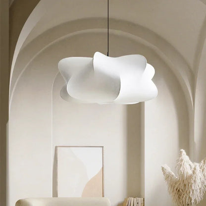 Zijden hanglamp in Japanse stijl voor woonkamer – Zénithra