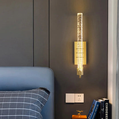 Modern wandlamp in kristal voor woonkamer en slaapkamer – Crystarion