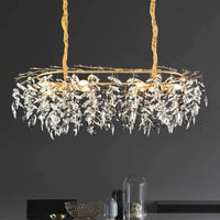 Lustre en Cristal Moderne pour Salon et Hôtels – Zeliora