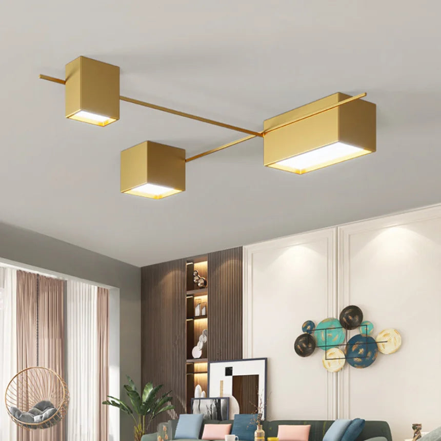 Plafonnier LED moderne en acrylique pour intérieur – Arionel