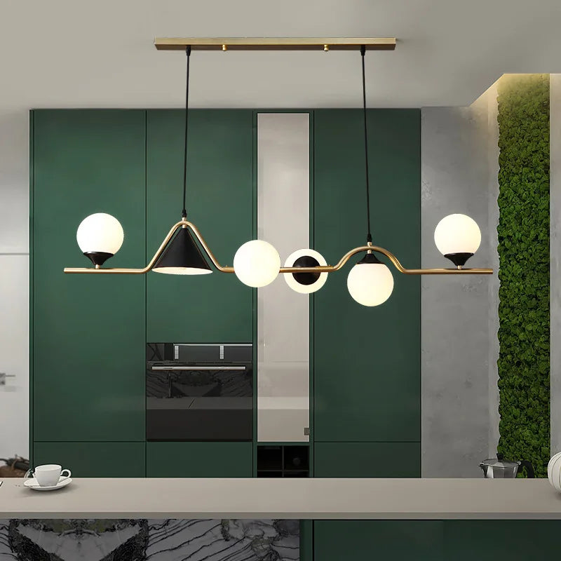 Plafondlamp Glas Metaal LED Modern Wit – Stalio