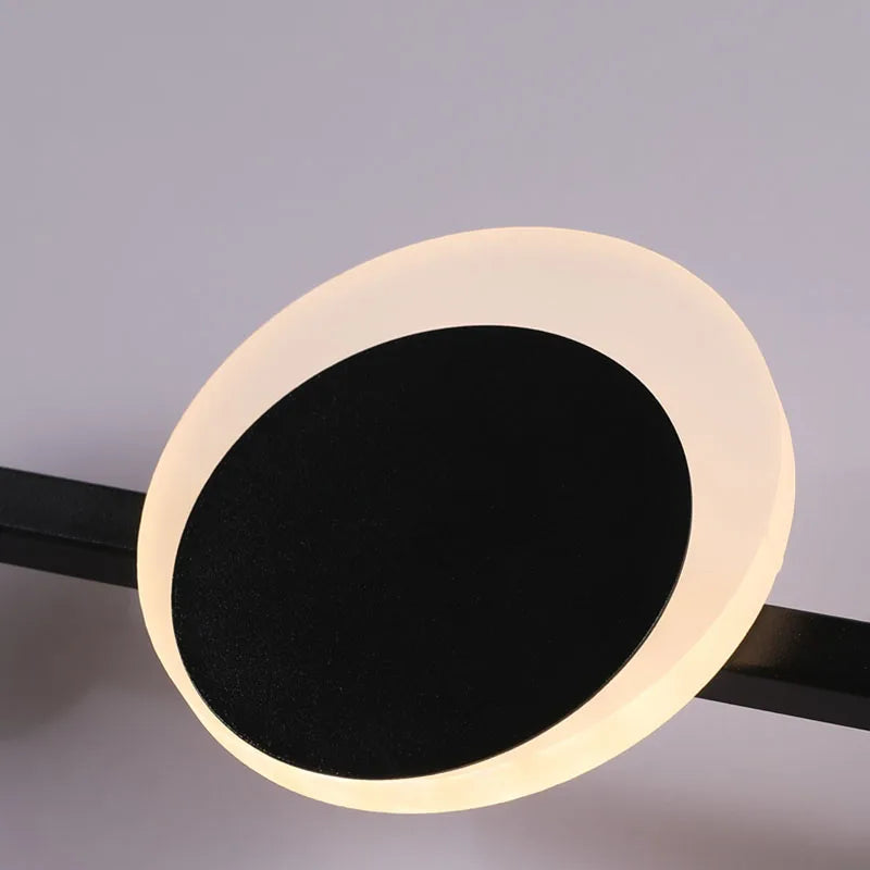 Applique Murale Art Déco en Métal Noir – Sélénéa