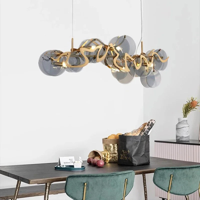 Suspension moderne en alliage pour salon et chambre – Miraluxa