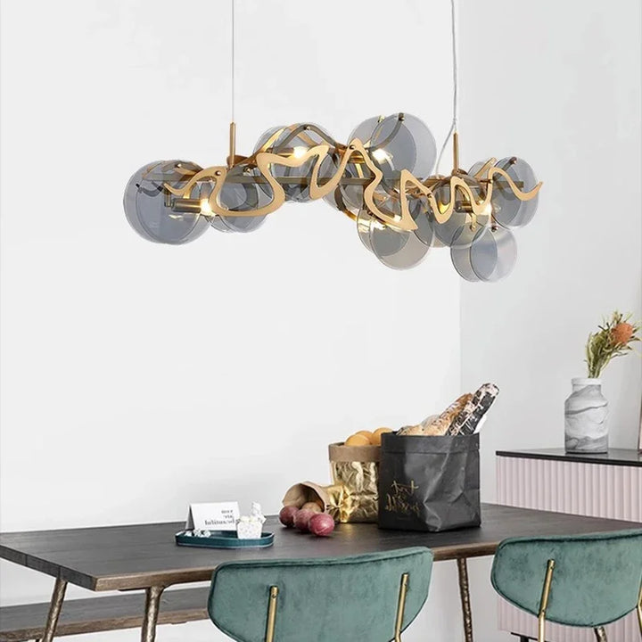 Suspension moderne en alliage pour salon et chambre – Miraluxa