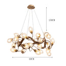 Modern alloy LED pendant light for living room – Circlux