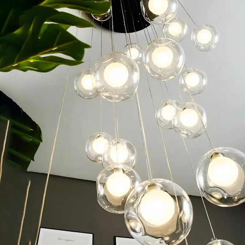 Art Deco ijzeren kroonluchter voor eetkamer – Caeluxa