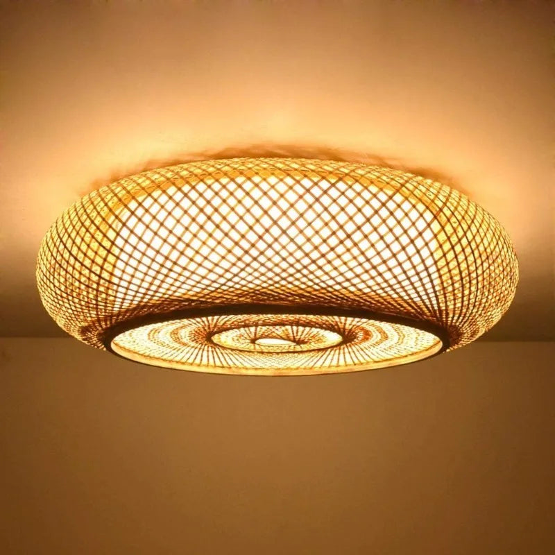 Plafonnier en bambou pour chambre d'enfant – Rondolux