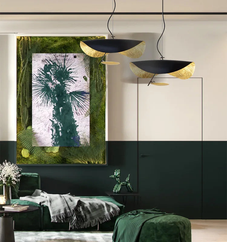 Suspension LED moderne en alliage pour salon et restaurant – Orluxia