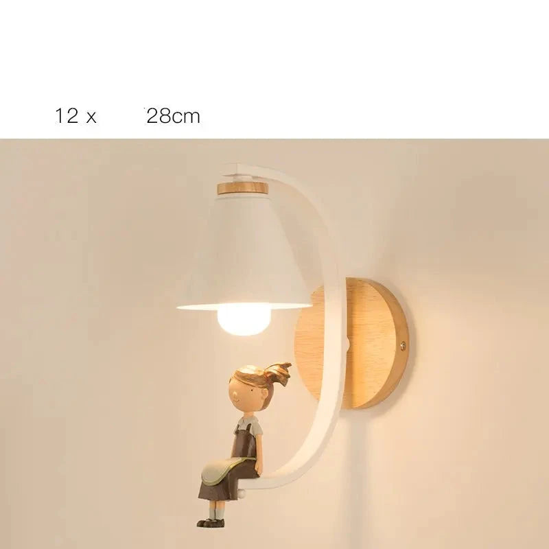 Applique murale en fer nordique pour chambre – Serenion