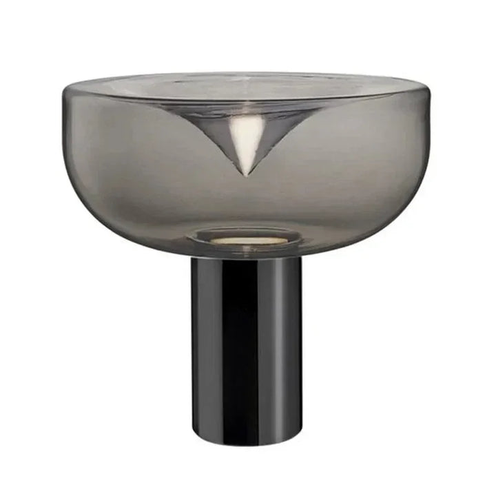 Lampe de table nordique en verre transparent – Aellara