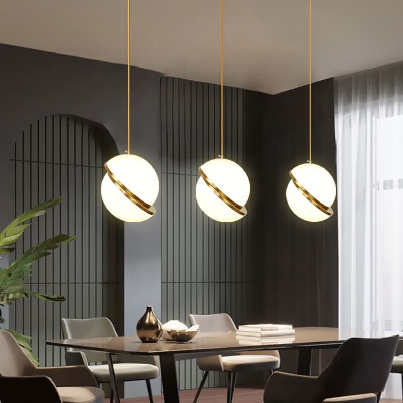 Hanglamp Gouden Cirkel Uitsnijdingseffect Hedendaagse Ambiance – Cut Circle