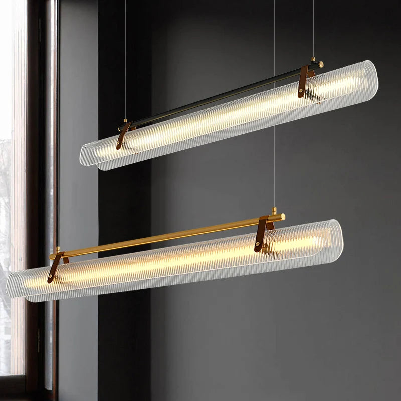 Minimalistische LED-kroonluchter Noordse stijl voor woonkamer en eetkamer – Orithya