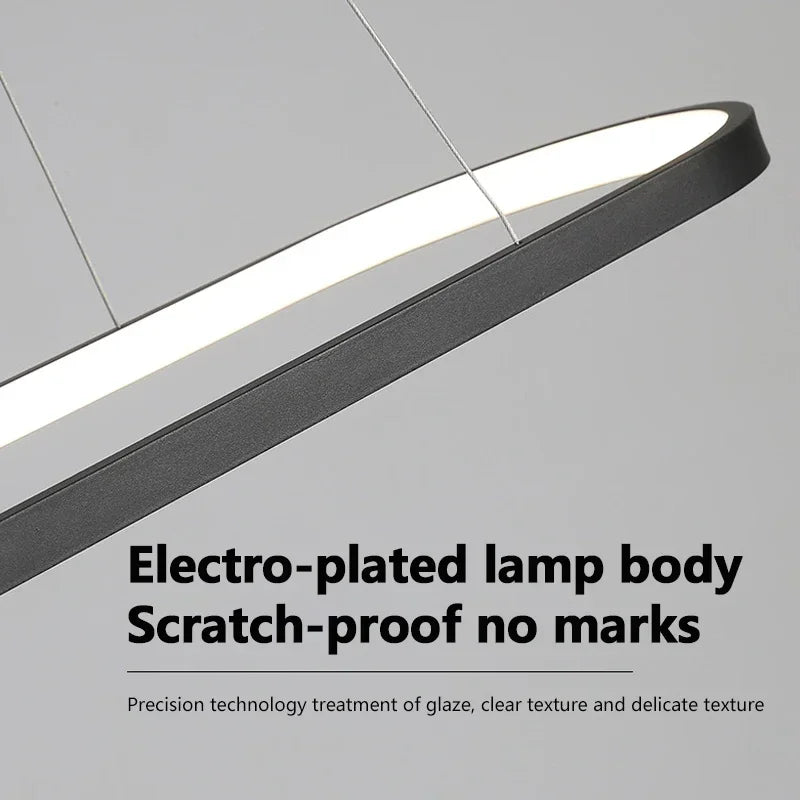 Ondéa Oval LED Pendant Light contemporary design uniform lighting - view 11