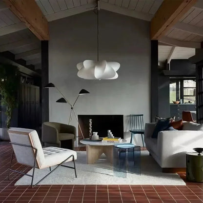 Zijden hanglamp in Japanse stijl voor woonkamer – Zénithra