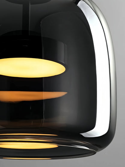 Minimalistische Noordse hanglamp in glas voor woonkamers en slaapkamers – Vetroéclat