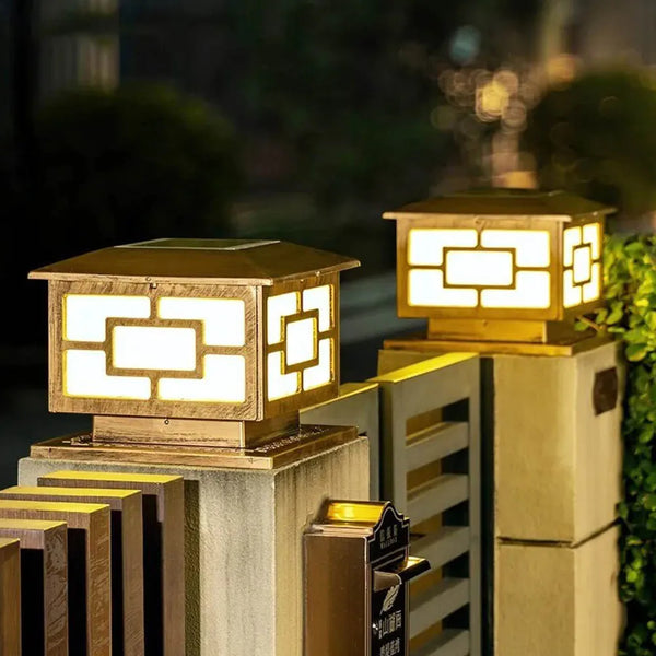 Lampe à poser solaire d'extérieur étanche moderne – Solaira