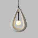 Soothing Wabi-Sabi Style Pebble Shape Pendant Light – Lueur de Galet