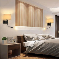 Applique murale en tissu LED pour chambre – Armoniel