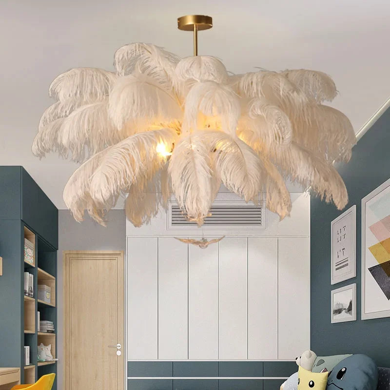 Lustre Featherelle vue détail | Luxarmonie