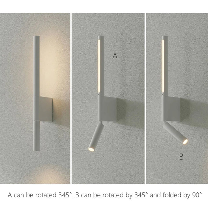 Applique murale LED minimaliste scandinave pour lecture – Norelys
