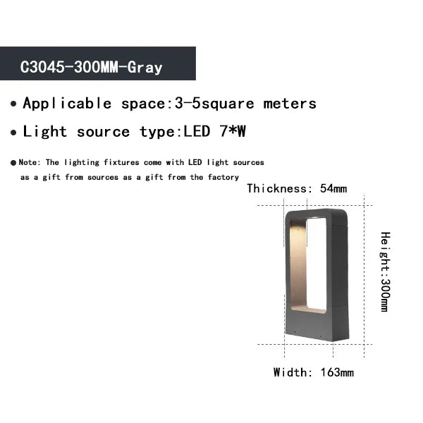 Lampes de jardin LED en aluminium étanche – Alumea