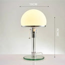Lampe de bureau design nordique en verre et métal – Orinox