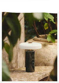 Lampe de table LED en marbre pour chambre – Novaluce