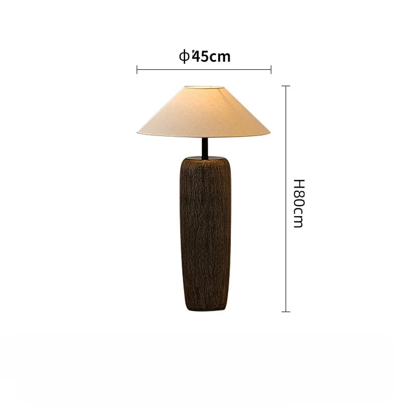 Lampe sur pied céramique style japonais – Artélys
