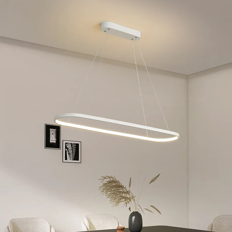 Ondéa Oval LED Pendant Light contemporary design uniform lighting - view 9