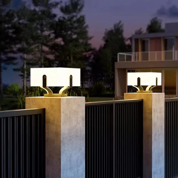 Lampe solaire de jardin en acier inoxydable – Solastice