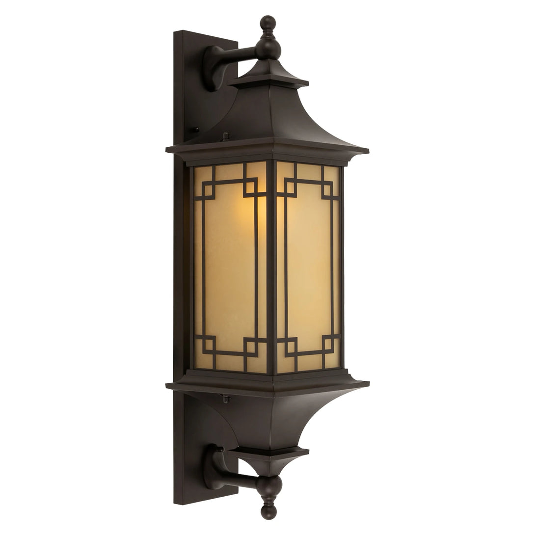 Applique murale extérieure en aluminium et verre – Candelor