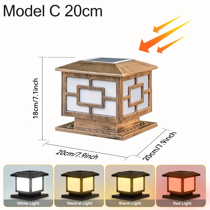 Lampe à poser solaire d'extérieur étanche moderne – Solaira