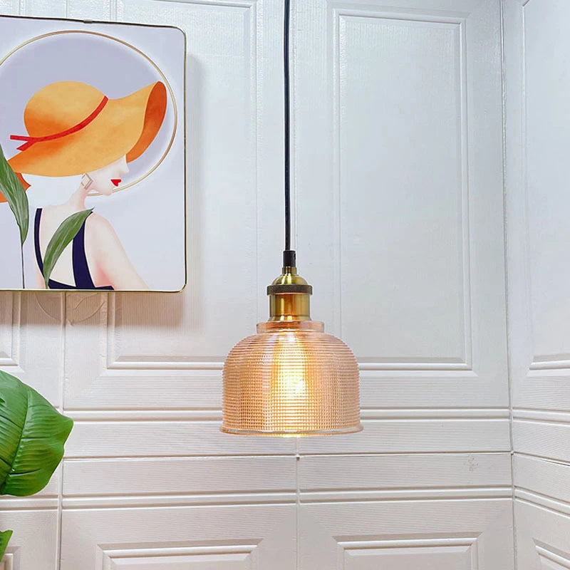 Hanglamp in gekleurd glas voor eetkamer – Arcanthe