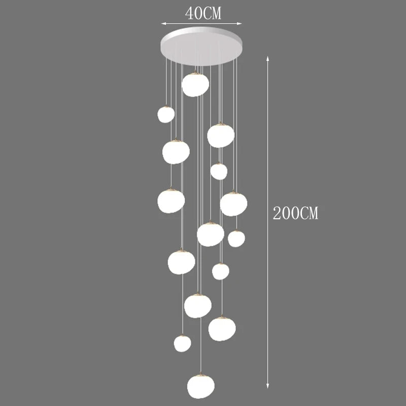 Suspension moderne en alliage pour salon – Heliora