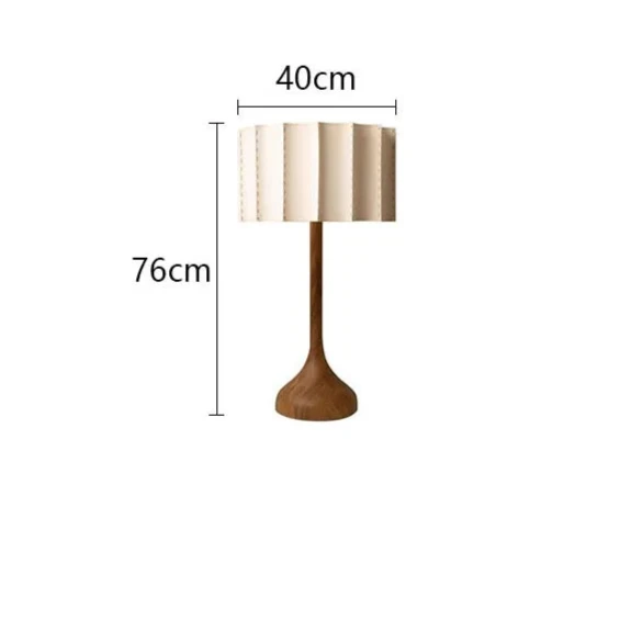 Lampe sur pied en bois style Wabi-Sabi pour salon – Armonique