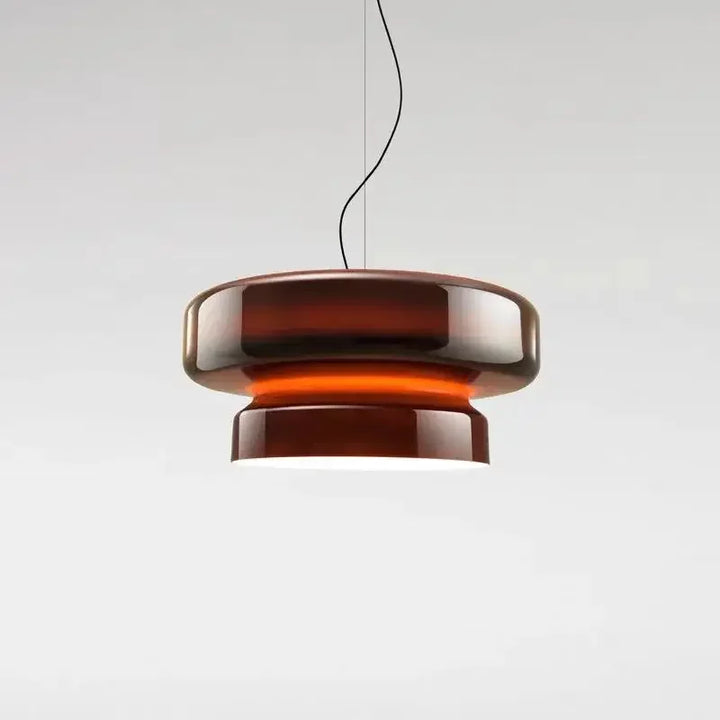 Suspension en verre coloré pour salle à manger – Armoniel