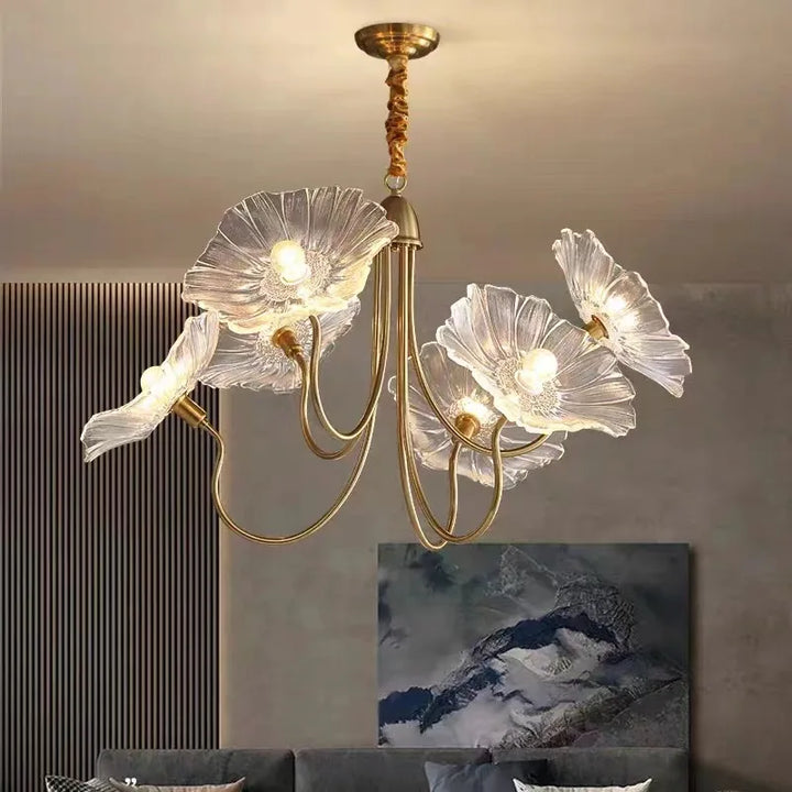 Lustre nordique moderne en chrome poli pour salle à manger – Navélice